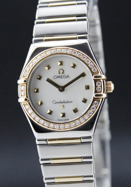 (image for) AN OMEGA MID SIZE STEEL & GOLD CONSTELLATION